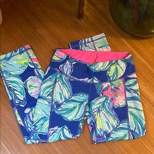 Lilly Pulitzer luxletic xs Tropical Print Legging capri